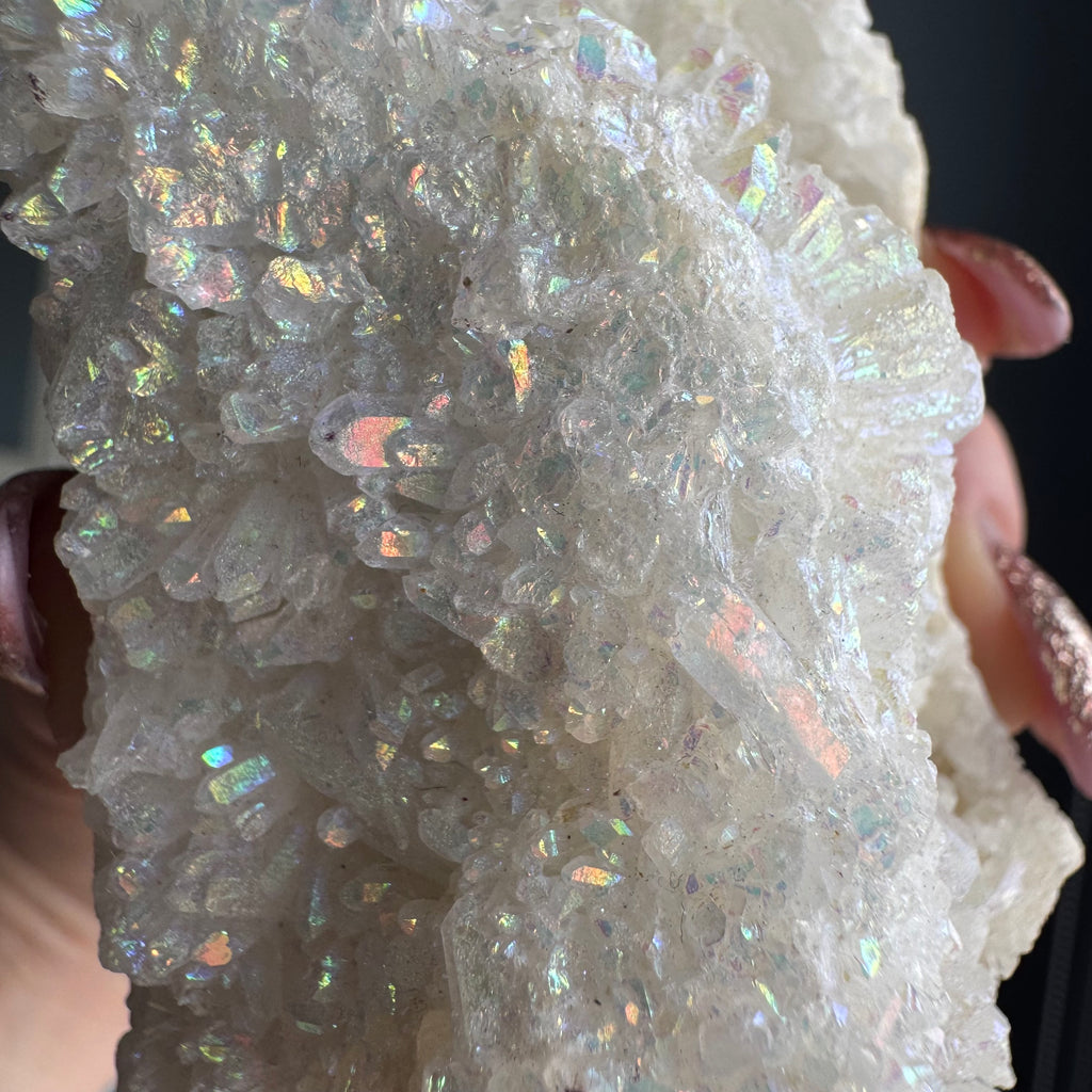 Angel Aura Quartz Cluster Specimen