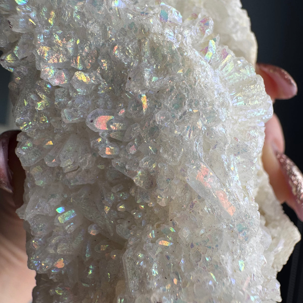 Angel Aura Quartz Cluster Specimen