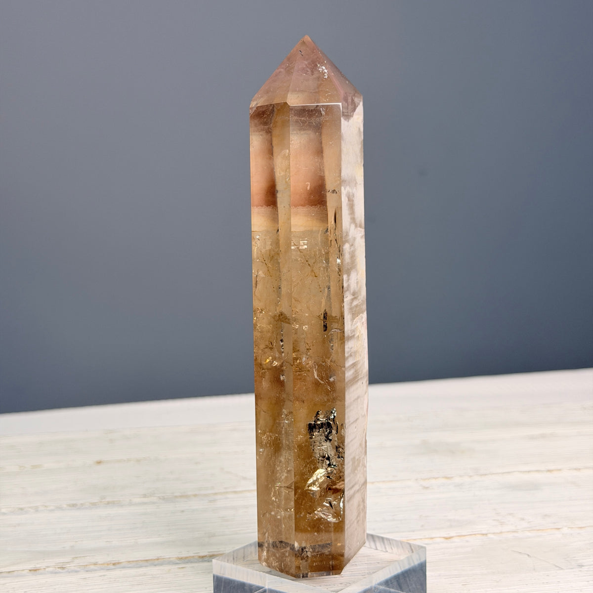 Pink Lithium Quartz (Rare) Crystal Tower Specimen PLQ#32 – Wholehearted Crystal Creations