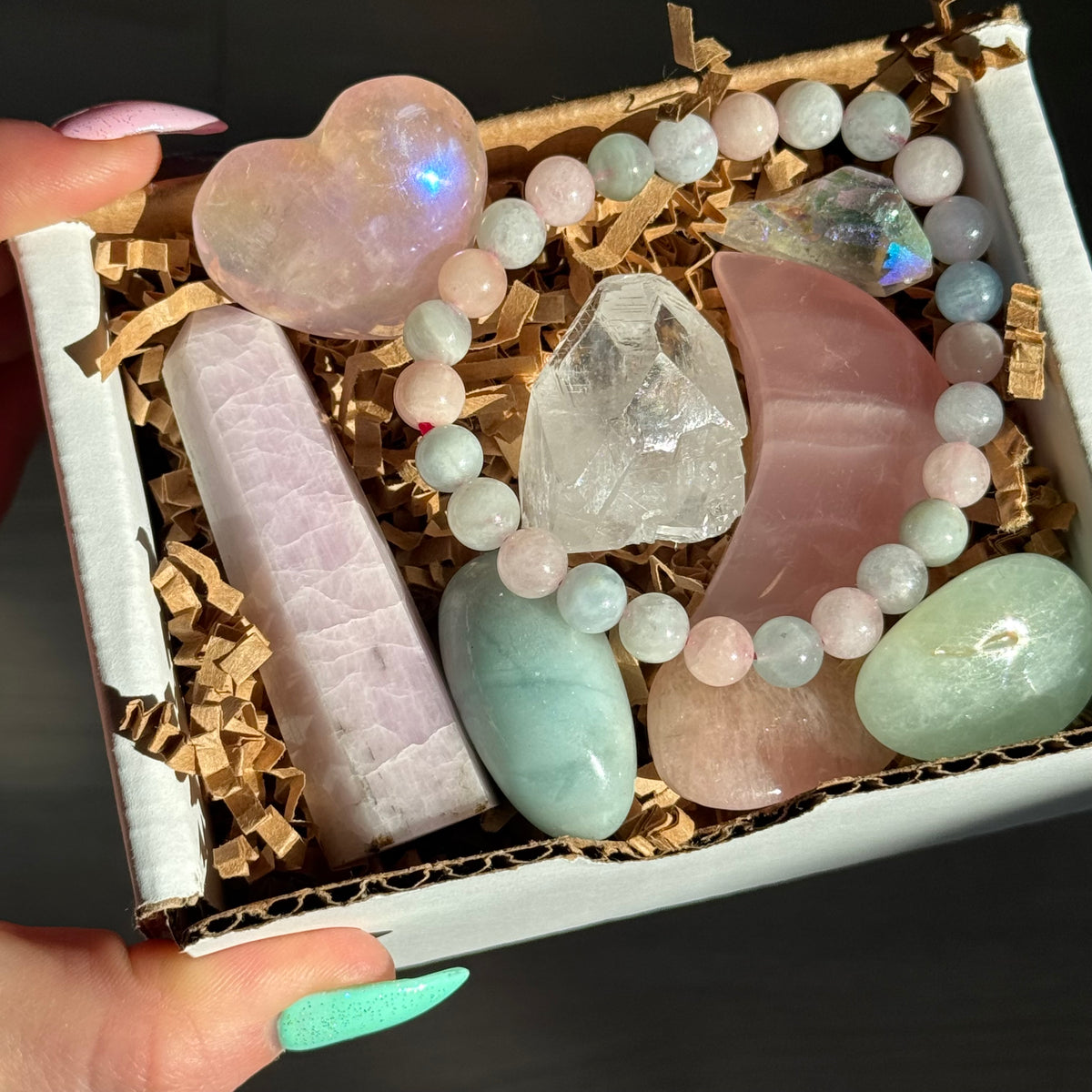 Pastel Crystal Specimen Gift Set – Wholehearted Crystal Creations