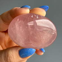 Rose Quartz Palm Stone specimen
