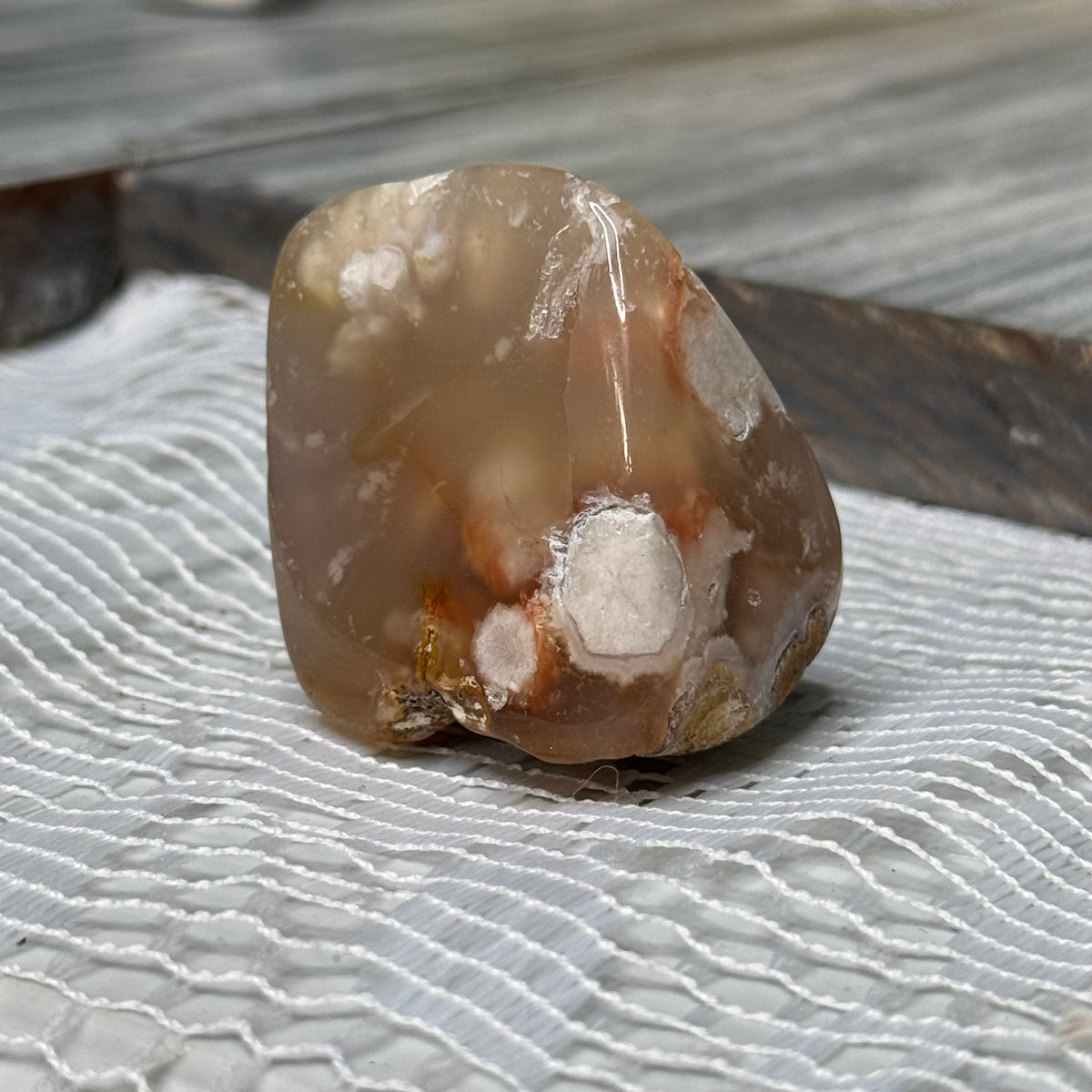 Flower Agate Crystal Specimen – Wholehearted Crystal Creations