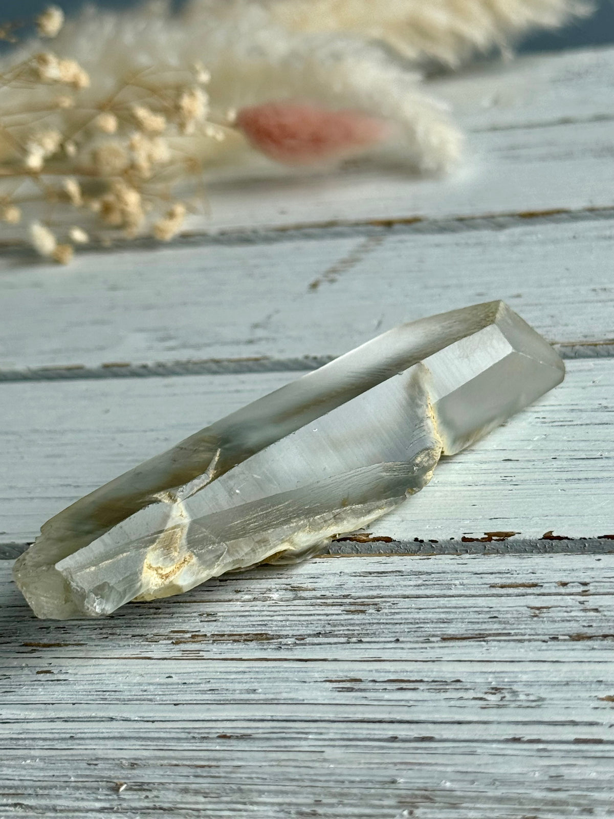 Blue Tara Quartz Crystal Specimen – Wholehearted Crystal Creations