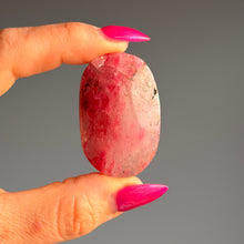 Rhodonite & Quartz Mini Palm Stone Crystal Specimen (R18)