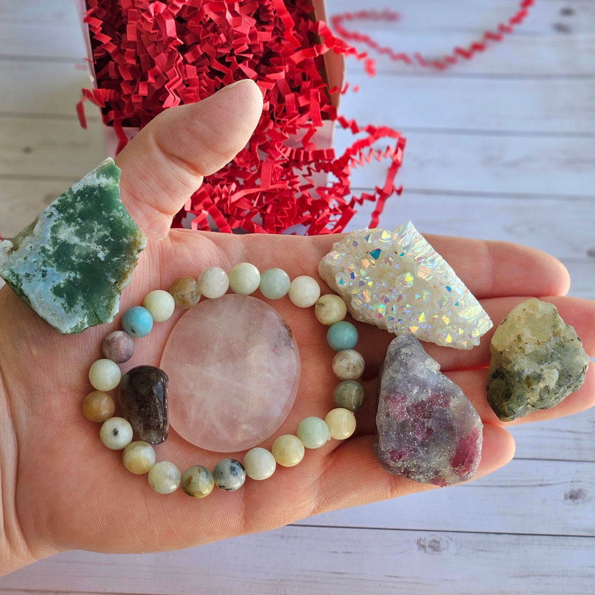 Self Love Enlightenment Crystal Specimen Gift Set – Wholehearted Crystal Creations