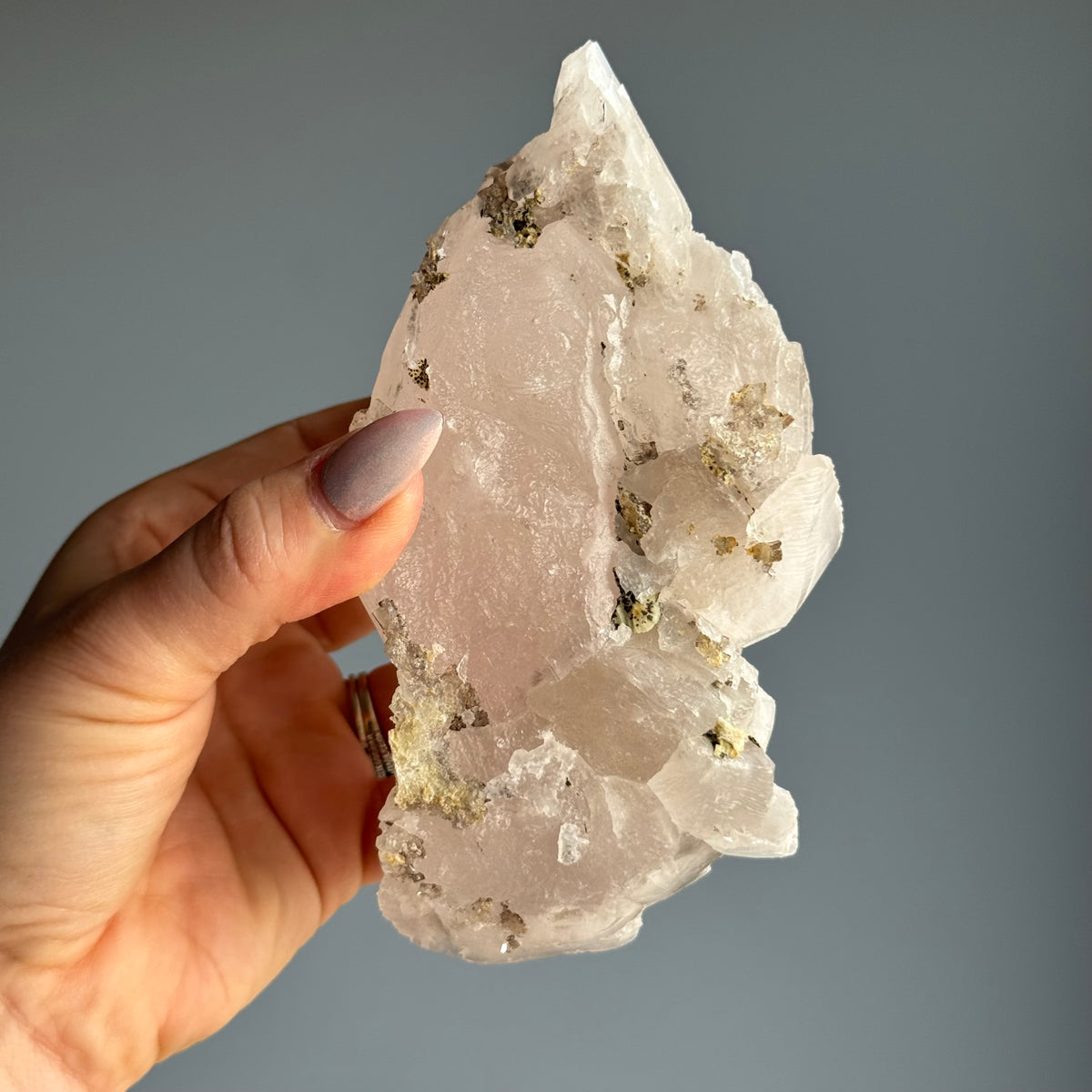 RARE Etched Pagoda Calcite Clamshell Crystal Specimen – Wholehearted Crystal Creations