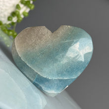 Trolleite Heart Carving Palm Stone Specimen