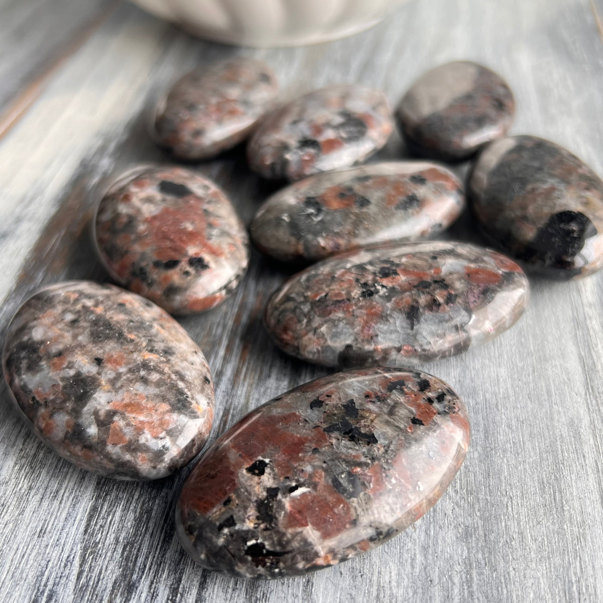 Yooperlite Palm Stone Crystal Specimen – Wholehearted Crystal Creations