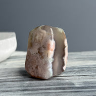 Green Flower Agate Polished Freeform Specimen