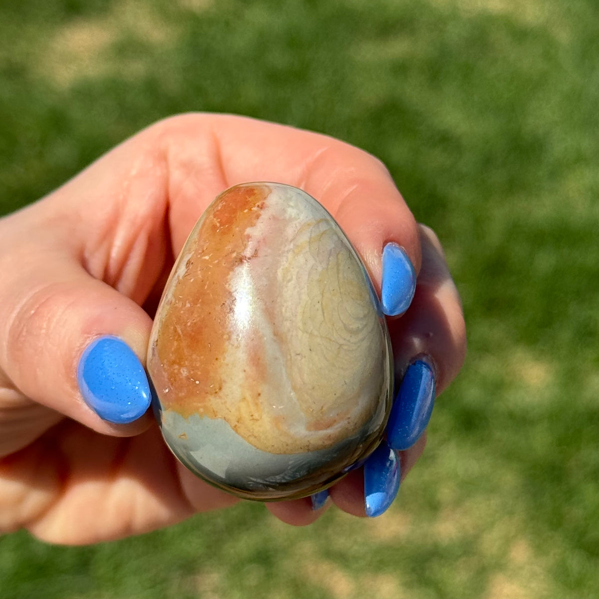 Polychrome Jasper Egg Carving Crystal Specimen – Wholehearted Crystal Creations