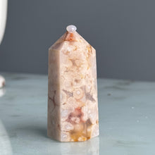 Flower Agate Tower Specimen