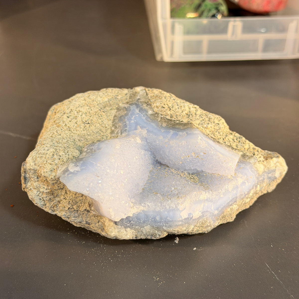 Blue Lace Agate (Raw) Crystal Specimen – Wholehearted Crystal Creations