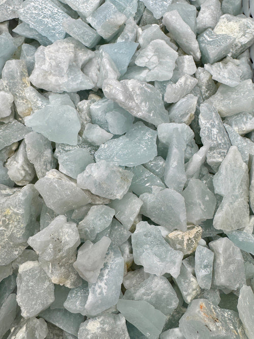 Aquamarine Raw Crystal Specimen – Wholehearted Crystal Creations