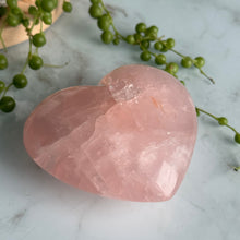 Rose Quartz Heart Carving Specimen