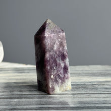 Lepidolite & Pink Tourmaline (Unicorn Stone) Tower
