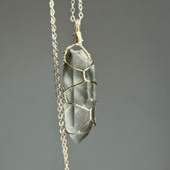 Blue Tara Quartz Wire Wrapped Crystal Necklace – Wholehearted Crystal Creations