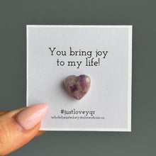 Valentine's Day Affirmation & Gratitude Heart Stone Set