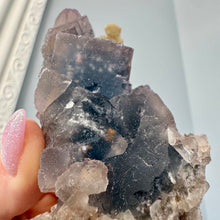 Blue Fluorite Crystal Cluster Specimen