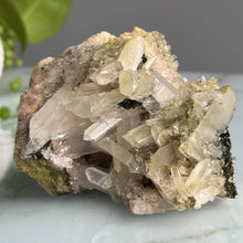 Epidote + Chlorite in Quartz Specimen #13