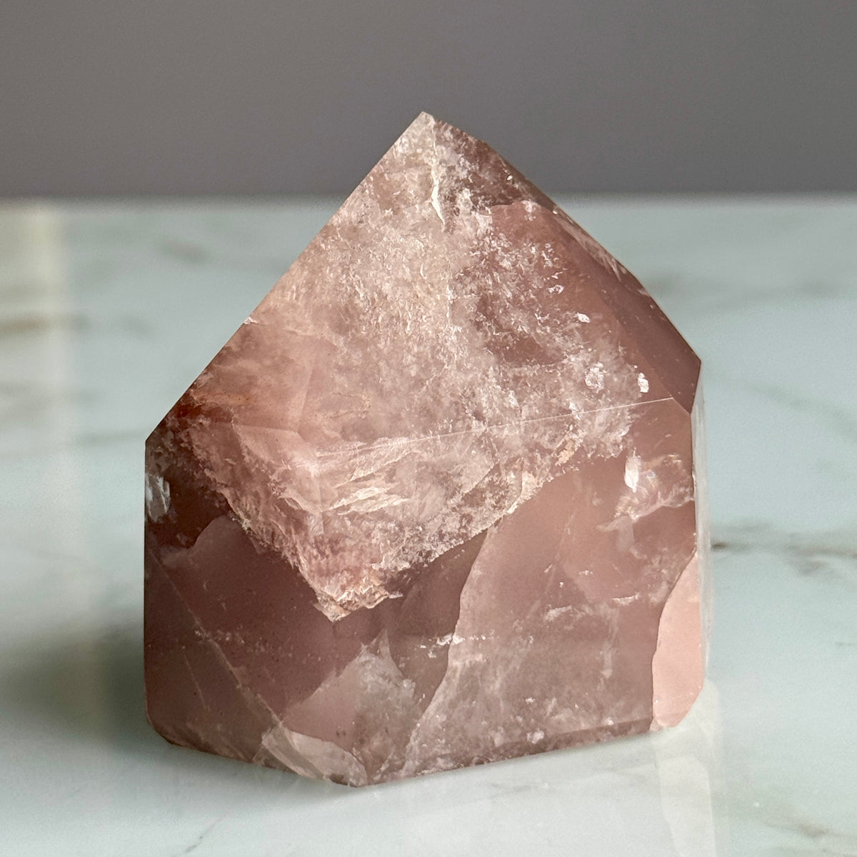 Pink Lithium Quartz (Rare) Crystal Tower Specimen PLQ#8 – Wholehearted Crystal Creations
