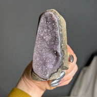 Amethyst Geode Mini Cathedral Cluster Crystal Specimen – Wholehearted Crystal Creations