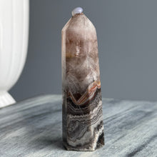 Amethyst + Mexican Lace Agate Tower Specimen (A03)