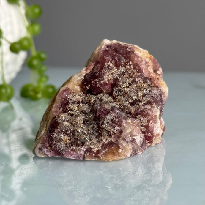 Fluorite (Purple Druzy) Raw Crystal Specimen