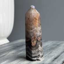 Amethyst + Mexican Lace Agate Tower Specimen (A03)