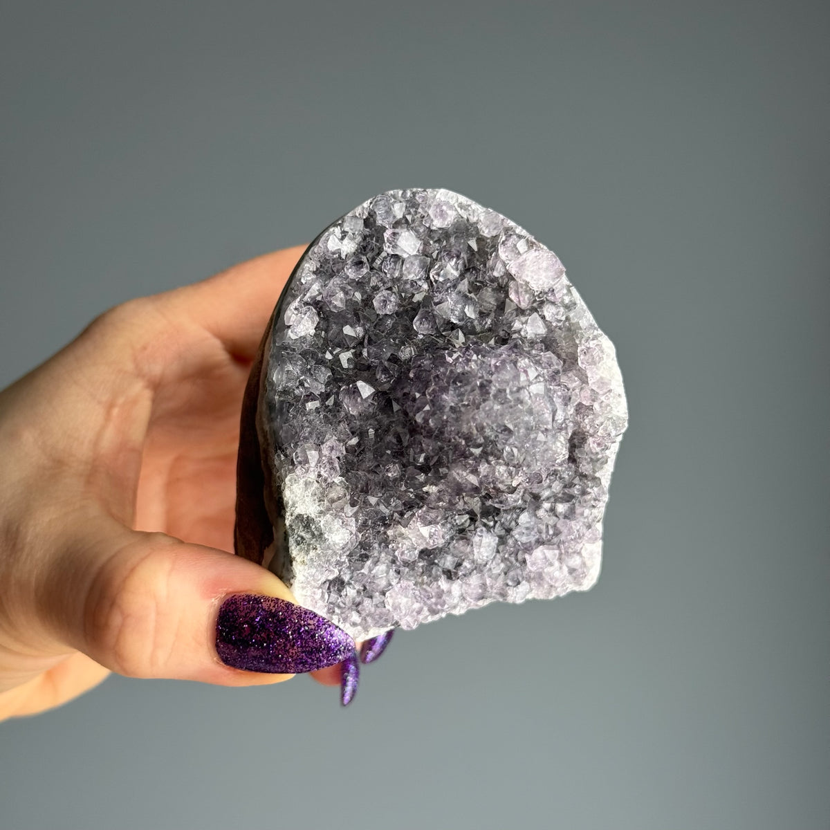 Amethyst Geode Mini Cathedral Cluster Crystal Specimen – Wholehearted Crystal Creations