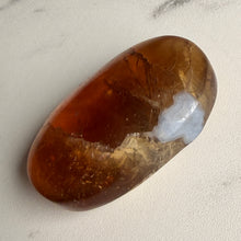 Yellow Fluorite with Agate Heart Carving Specimen (YF25)