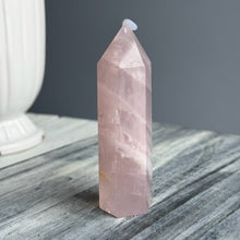 Blue Rose Quartz Tower Specimen