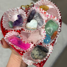 Heart Box of Crystals / Valentines Day / Love Day