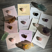 Valentine's Day Affirmation & Gratitude Heart Stone Set