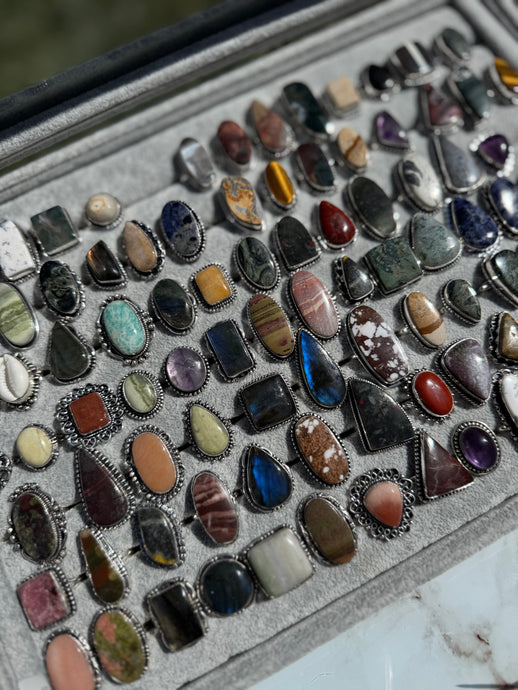 Crystal Specimen Assorted Rings