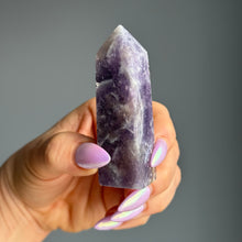 Lepidolite & Pink Tourmaline (Unicorn Stone) Tower