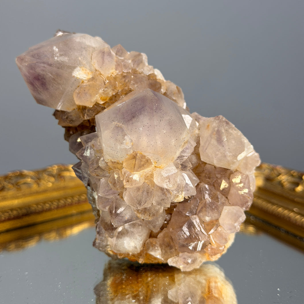 Spirit Quartz (Smoky Ametrine) Raw Crystal Specimen