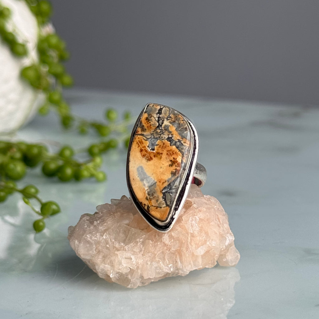 Maligano Jasper Crystal Ring – Wholehearted Crystal Creations