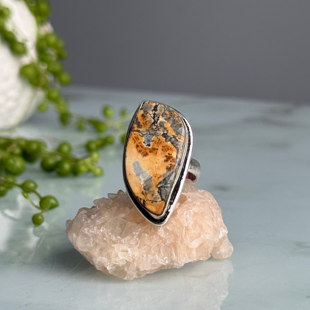 Maligano Jasper Crystal Ring – Wholehearted Crystal Creations