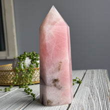 Rose Quartz Tower Crystal Specimen