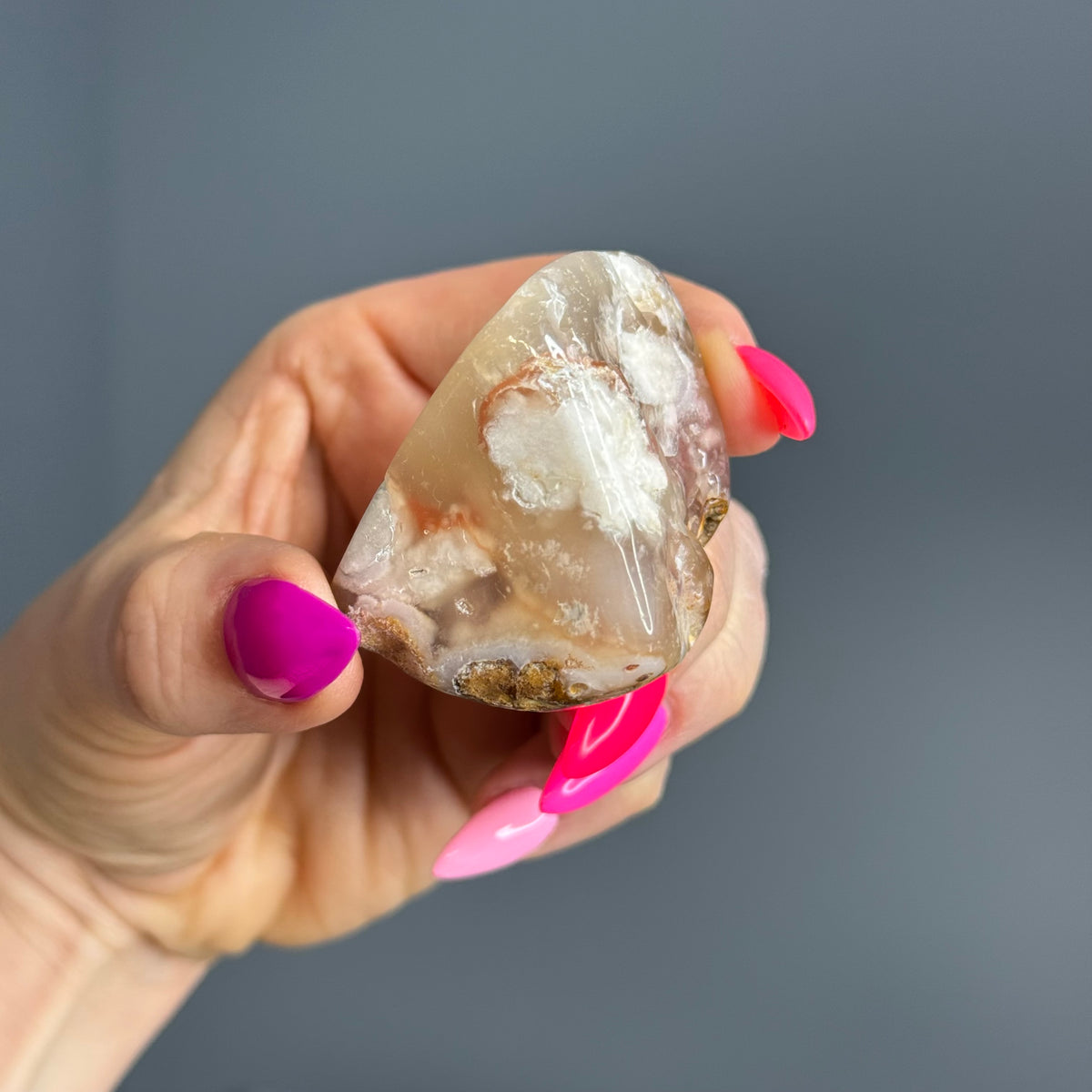 Flower Agate Crystal Specimen – Wholehearted Crystal Creations