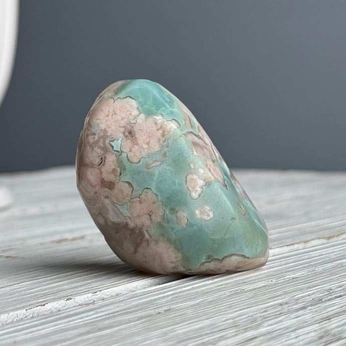 Green Flower Agate Crystal Specimen (FA03)