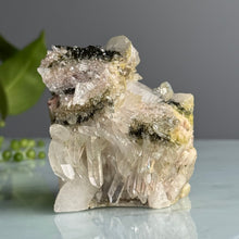 Epidote + Chlorite in Quartz Specimen #13