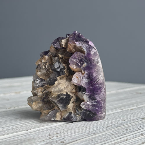 Amethyst Geode Mini Cathedral Cluster Crystal Specimen – Wholehearted Crystal Creations