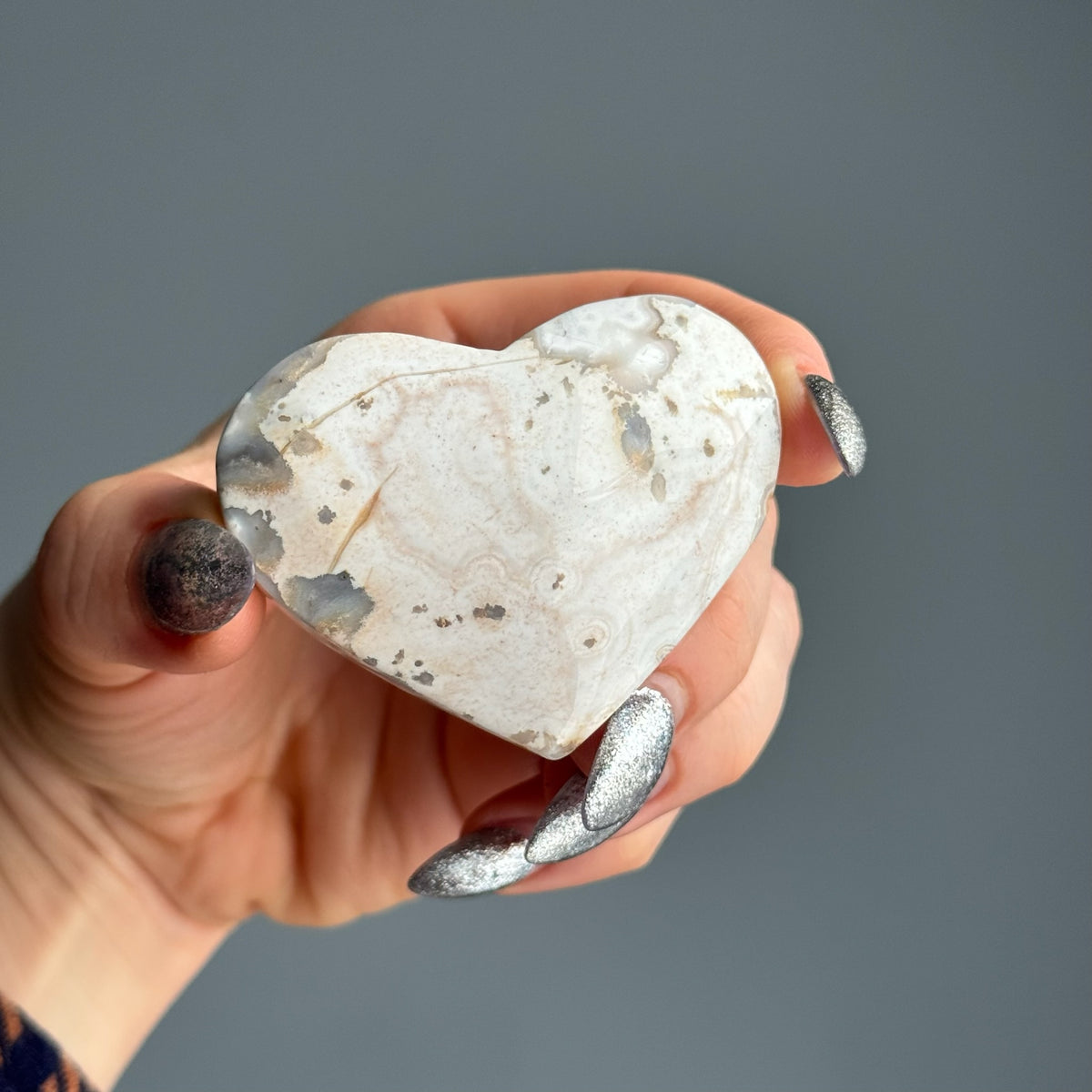 Agate Heart Crystal Specimen – Wholehearted Crystal Creations