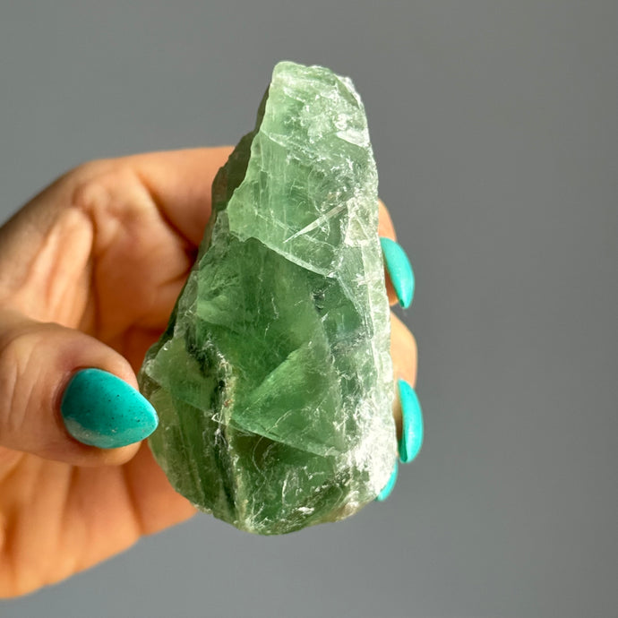 Rainbow Fluorite Raw Crystal Specimen