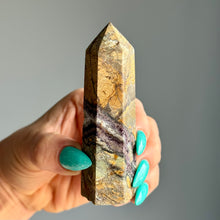 Purple Brecciated Maligano Jasper Tower Specimen
