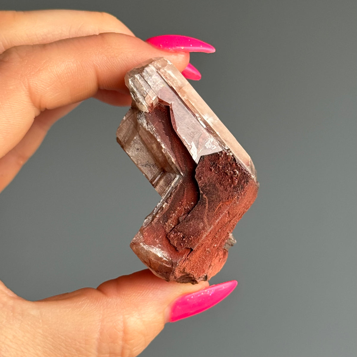 Chocolate Hematoid Calcite Specimen – Wholehearted Crystal Creations