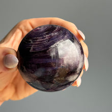 Purple Mica (AAA Lepidolite) Crystal Sphere Specimen
