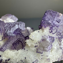 Purple Cubic Stepped Fluorite Specimen