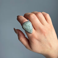 Moss Agate Crystal Ring – Wholehearted Crystal Creations